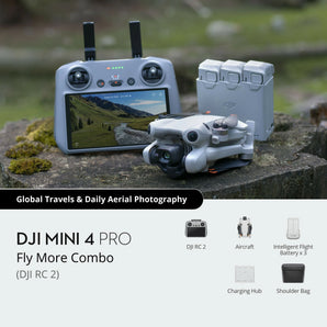 DJI Mini 4 Pro Fly More Combo（DJI RC 2）